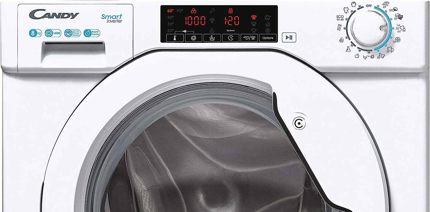 Lavadora Candy en casa cliente