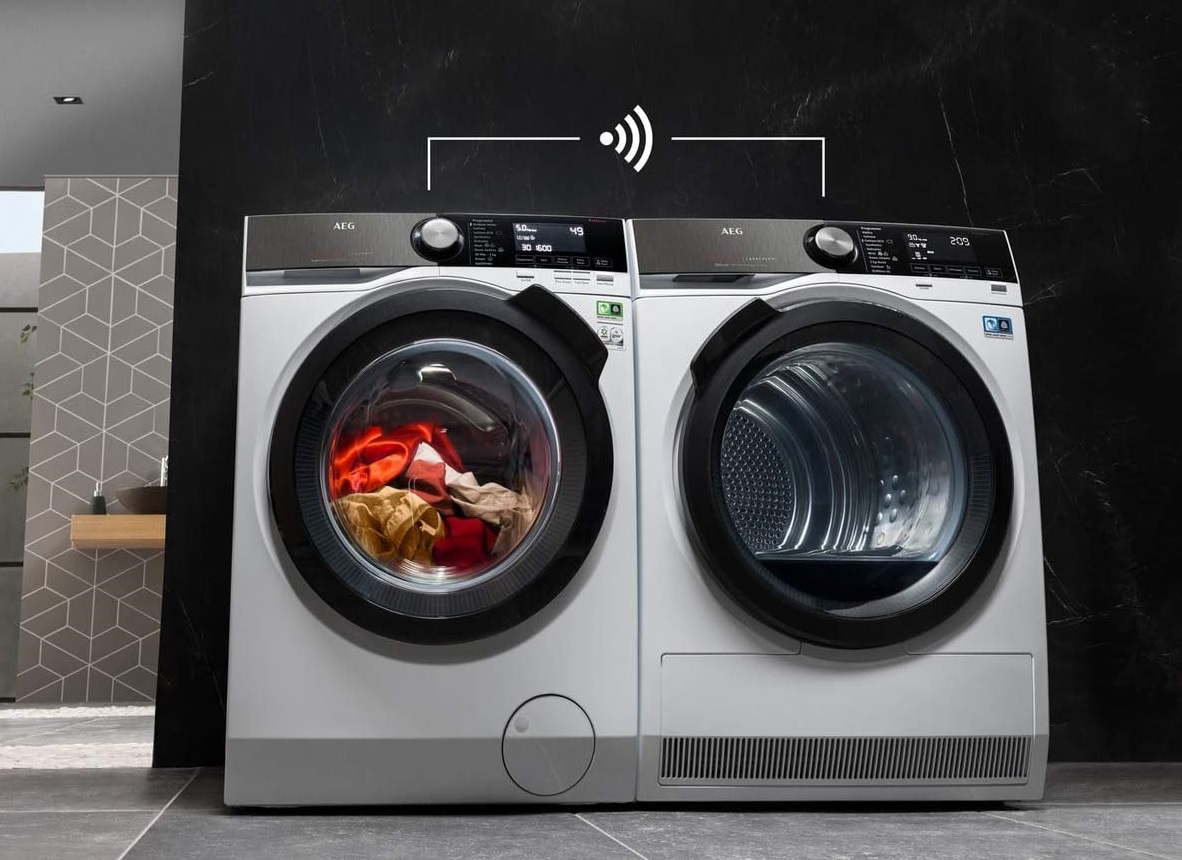 Lavadora Electrolux en casa cliente